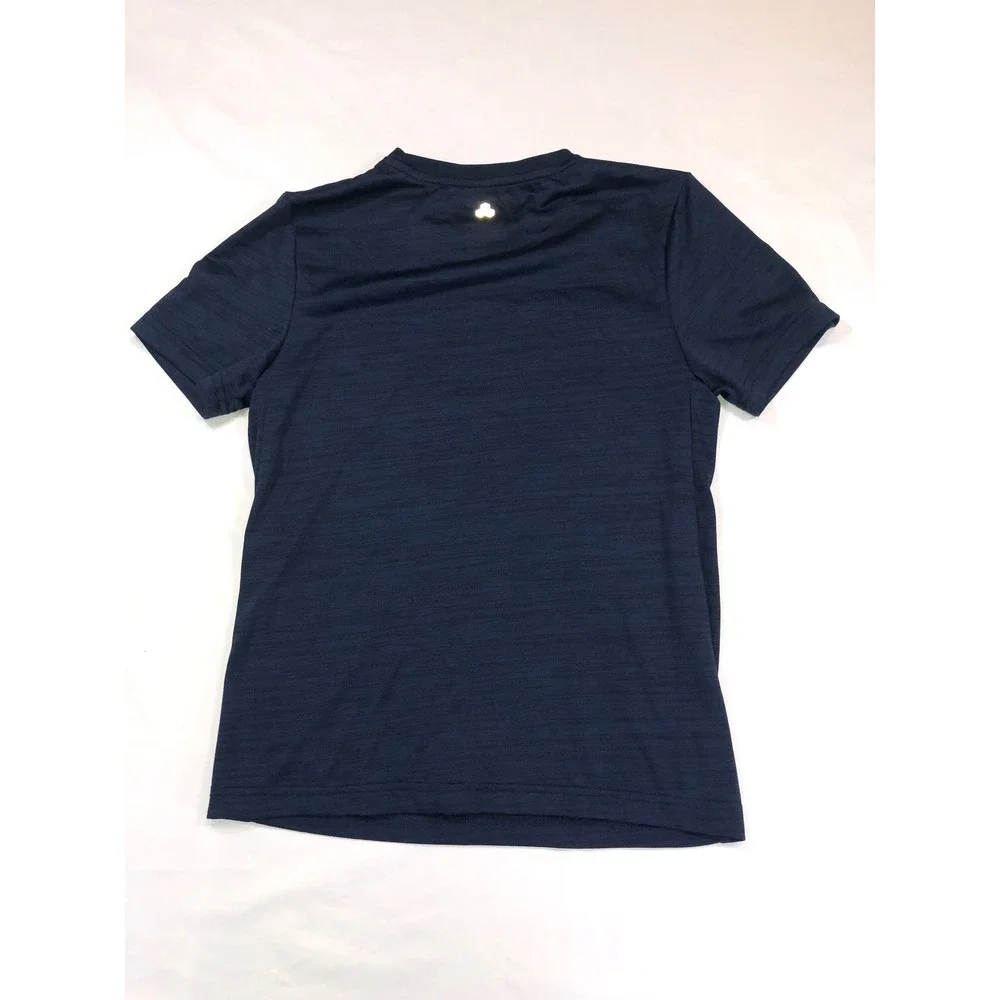 Boys Tek Gear Dry Tek Shirt and Gymboree Striped Board Shorts Swim Set Navy Blue